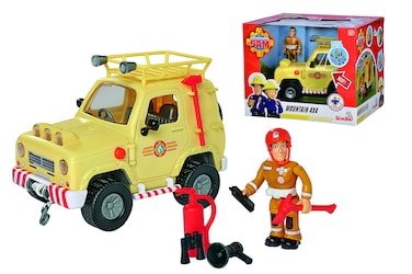 Simba - Fireman Sam, Mountain Vehicle 4x4, 109252511038, + 3 Years, 15 cm, with Lights and Sounds