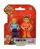 Simba 109252585 Fireman Double Set, 2 Assorted Colours, Only One Item Delivered, Sam and Rose or Penny and Tom, Figure 7 cm, Movable, from 3 Years