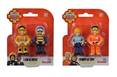 Simba - Fireman Sam 10925285038 3 Years 2.75" Figures Sam+Tom Penny+Tom Random