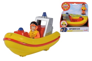 Simba - Fireman Sam Neptune, 17 cm, with Action Wall, from 3 Years