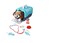 Simba 105541003 Veterinary Case, Plush and 24 cm, Accessories, 7 Pieces, 25 x 18 x 17 cm, from 3 Years