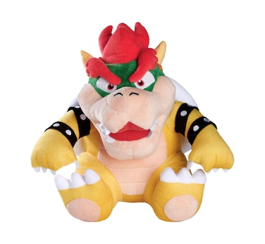 Simba 109231532 Super Mario Bowser, 27 cm Plush Figure, Suitable from The First Months of Life