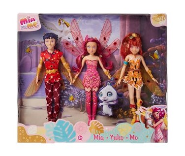Simba Mia and Me Dolls Set, Yuko, Mo, 3 Elves with Movable Wings and Legs, Dressing Dolls, Toy Dolls, from 3 Years [Exclusive to Amazon]