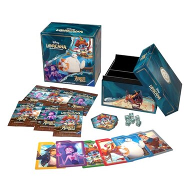 Ravensburger Disney Lorcana TCG: Azurite Sea Illumineer's Trove   Secure Card Storage   Includes Booster Packs &amp; Comprehensive Guide   Original Disney Artwork   Ages 8+
