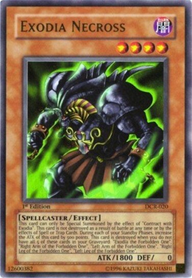 Yu-Gi-Oh! - Exodia Necross (DCR-020) - Dark Crisis - 1st Edition - Ultra Rare