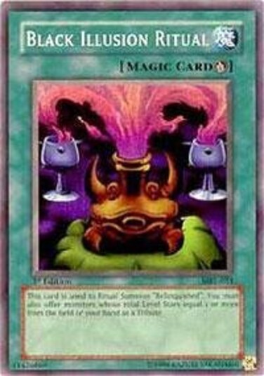 Yu-Gi-Oh! - Black Illusion Ritual (MRL-051) - Magic Ruler - 1st Edition - Super Rare