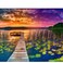 Puzzles for Adults 1000 Pieces - 20x30 in HD Quality Landscape 1000 Piece Puzzle for Adults &amp; Families   Sturdy 2mm Adult Puzzle Pieces   8 Jigsaw Puzzles Saver Sheets &amp; Full-Sized 1:1 Poster Included