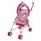 Baby Alive: Doll Stroller - Pink &amp; Rainbow - Fits Dolls Up to 24", Retractable Canopy, Safety Harness for Baby Doll, Two-Toned Handle &amp; Wheels, Storage Basket, for Kids Ages 3+