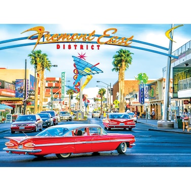 Kodak Premium Jigsaw Puzzle 350pc Downtown Freemont, Las Vegas, NV
