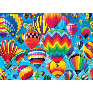 Cra-Z-Art Kodak 1,000 Piece Jigsaw Puzzle, Hot Air Balloons, 20" x 27