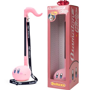 Otamatone Deluxe Japanese Musical Instrument Portable Music Synthesizer from Japan by Maywa Denki Studio Award Winning, Educational Fun Gift for Children, Teens &amp; Adults - Kirby (English Manual)