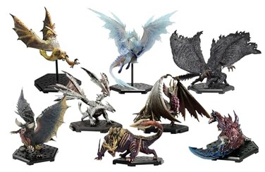 Capcom Figure Builder Monster Hunter Standard Model Plus Monster Hunter 20th Anniversary BEST SELECTION Vol. 2 (BOX), Total Height: Approx. 3.9 - 5.9 inches (100 - 150 mm), Made of PVC, ABS