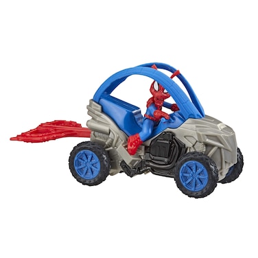 Spider-Man Marvel Spider-Ham Stunt Vehicle 6-Inch-Scale Super Hero Action Figure and Vehicle Toy Great Kids for Ages 4 and Up