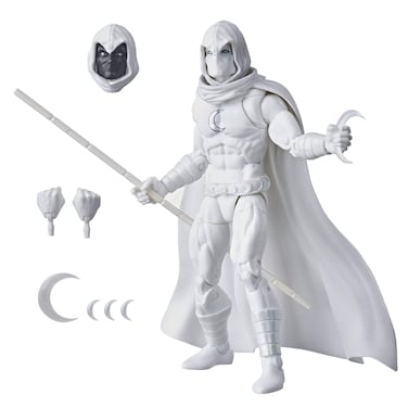 Marvel Hasbro Legends Series 6-inch Collectible Moon Knight Action Figure Toy, Ages 4 and Up