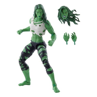 Marvel Hasbro Legends Series Avengers 6-inch Scale She-Hulk Figure and 3 Accessories for Kids Age 4 and Up