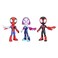 Spidey and his Amazing Friends Supersized Hero Multipack, 3 Large Action Figures, Marvel Preschool Super Hero Toy, Ages 3 and Up, 9 Inches (Amazon Exclusive)