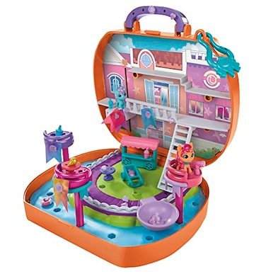 My Little Pony Mini Magic World Mini Creation Port-Pony Bay Creative Set with Sunny Starscout, Age 5 and Up