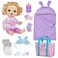Baby Alive Bunny Sleepover Baby Doll, Bedtime-Themed 12-Inch Dolls, Sleeping Bag &amp; Bunny-Themed Doll Accessories, Toys for 3 Year Old Girls and Boys and Up, Blonde Hair (Amazon Exclusive)