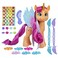 My Little Pony Toys: Make Your Mark Sunny Starscout Ribbon Hairstyles, 6-Inch Orange Pony Toy, Toys for 5 Year Old Girls and Boys and Up, with Hair Styling Accessories