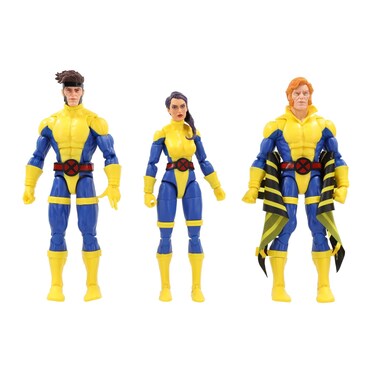 Marvel Legends Series Banshee, Gambit, &amp; Psylocke X-Men 60th Anniversary Action Figure Set, 6-Inch