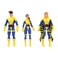 Marvel Legends Series Banshee, Gambit, &amp; Psylocke X-Men 60th Anniversary Action Figure Set, 6-Inch
