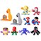 Marvel Stunt Squad Collection Pack, Action Figure Set, Super Hero Toys, Action Figures, Mini Action Figures, Playset, Toys for Kids Ages 4 and Up