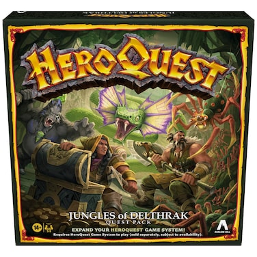 Avalon Hill HeroQuest Jungles of Delthrak Quest Pack   Roleplaying Games   Ages 14+   2 to 5 Players   Requires HeroQuest Game System to Play
