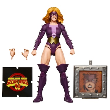 Marvel Legends Series Titania, Retro Super Heroes Secret Wars Comics Collectible 6 Inch Action Figure with Shield