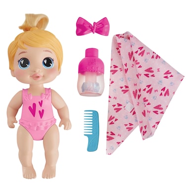 Baby Alive Shampoo Snuggle Harper Hugs Blonde Hair 11 Inch Water Baby Doll Playset, Toys for 3 Year Old Girls &amp; Boys &amp; Up