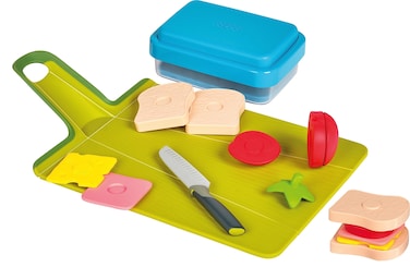 Casdon Joseph Joseph GoEat. Toy Lunch Prep Set for Children Aged 2 Years &amp; Up. Equipped with Lunchbox &amp; Choppable Food.