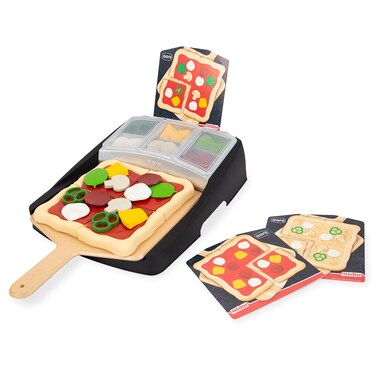 Casdon Ooni Pizza Topping Station   Toy Pizza Topping Station For Children Aged 3+   Includes 24x Pizza Topping Pieces!