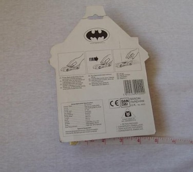 Batman Hi-Speed Motorized Batmobile Pull-Back Action by Bandai