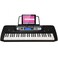 RockJam 54 Key Keyboard Piano with Power Supply, Sheet Music Stand, Piano Note Stickers &amp; Simply Piano Lessons