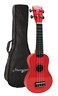 Martin Smith UK-222-RD Soprano Ukulele, Red