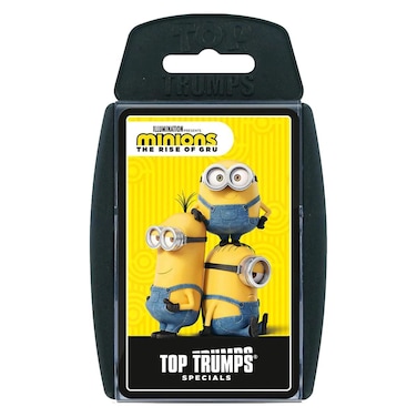 Top Trumps Minions The Rise of Gru Specials Card Game, Play with Otto, Phil, Stuart, Young Gru and The Vicious 6, Educational Card Game for 2 Plus Players Makes a Great Gift for Ages 6 Plus
