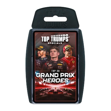 Top Trumps Card Game F1 Grand Prix Heroes - Family Games for Kids and Adults - Learning Games - Kids Card Games for 2+ Players - Kid War Games - Card Games for Families - Card Wars - for 15 Plus Kids