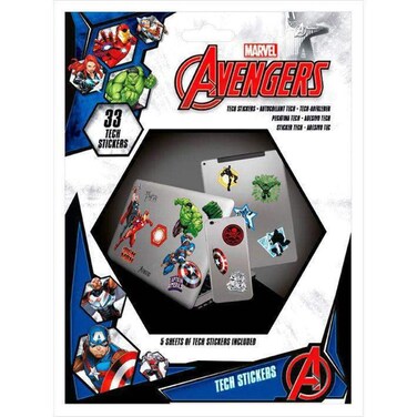Marvel TS7404 33 Stickers Avengers Kit, Multi-Colour