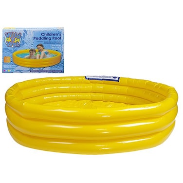 PMS 101044 3 Ring Paddling Pool   48" X 12"   1pc. Accessory, Yellow