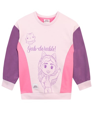 DreamWorks Girls' Hoodie Gabby's Dollhouse Pink 7