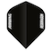 RED DRAGON Airwing Unique Moulded Black Standard Dart Flights 1 Set Per Pack (3 Dart Flights in Total)