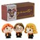 Harry Potter Rubbers Erasers, Kids' Play Action Figures 3 Pack, Harry Potter Gifts for Girls Boys