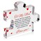 Valentines Day Gifts for him - Engraved Acrylic Block Puzzle - Gifts for Him - Anniversary Present for Husband - Fiance Birthday Gifts, Valentines Day Gifts for Boyfriend - Cool Wedding Couple Gifts
