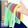BUNMO Stretchy Strings - Sensory Toys for Toddlers - Stimulating &amp; Addictive Sensory Toys for Kids - Fidget Toy - Hours of Fun for Kids - Non-Mouthable Toy 3+ - Glow 6 Pack