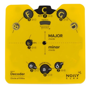 Music Theory Made Easy! Melody Tool Wheel, Circle of Fifths With Built In Stand   General Music Accessories for Piano, Guitar, All Instruments. Play More Music Theory Tool.