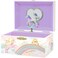 Giggle &amp; Honey Musical Unicorn Jewelry Box for Girls - Kids Jewelry Box with Spinning Unicorn, Unicorn Gifts for Girls, Unicorn Toys - 6 x 4.7 x 3.5 in