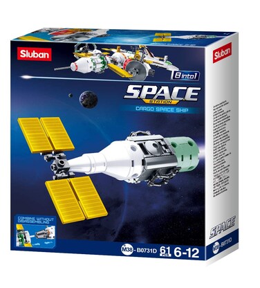 Sluban M38-B0731D Cargo Space Shipping (61 Pieces), Multicolored
