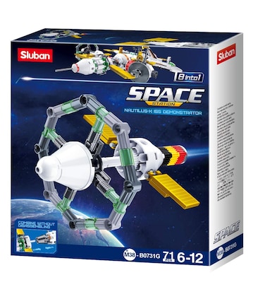 Sluban M38-B0731G Space-Nautilus-X ISS Demonstrator (72pcs), Multicolored