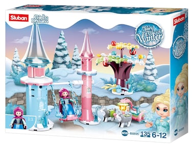 Sluban M38-B0895 Fairy Tales of Winter Snowfield Swing 135pcs, Multicolored, S