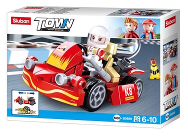 Sluban M38-B0899 Town-Karting, Multicolored