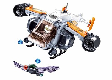 Sluban M38-B0910 Atomic Storm (Uprising) -Thunder Shipboard Aircraft, Multicolored